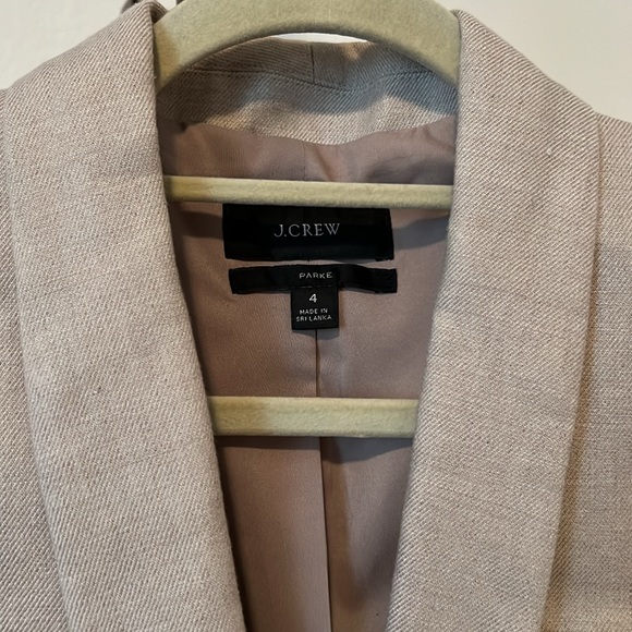 J.Crew Parke Linen Blazer Flax - Picture 2 of 7